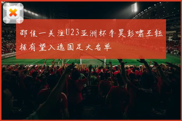 邵佳一关注U23亚洲杯李昊彭啸王钰栋有望入选国足大名单