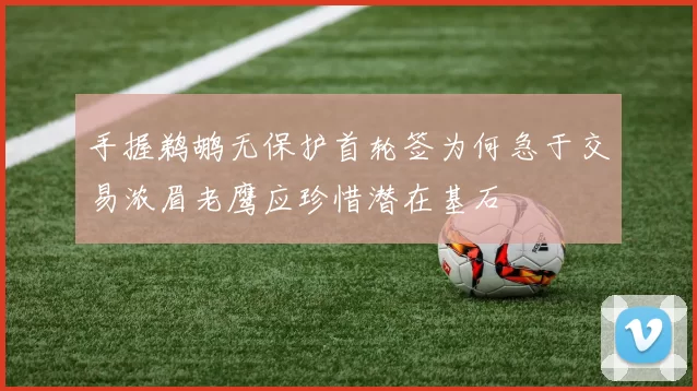 手握鹈鹕无保护首轮签为何急于交易浓眉老鹰应珍惜潜在基石